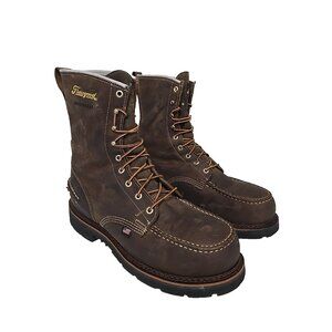 Thorogood Men's 8 "Steel Toe WP 804-3898 "Made In USA" Moc Toe Work Boot 12 2E